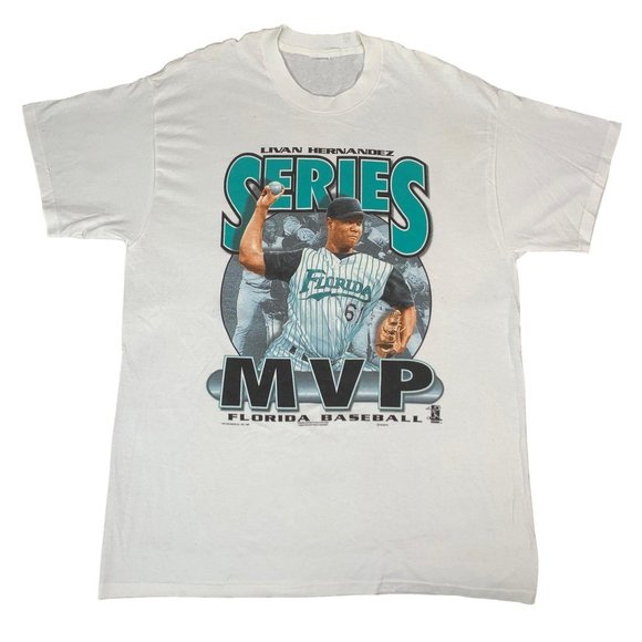 Vintage Florida Marlins Liván Hernández shirt collection tee - Picture 1 of 2